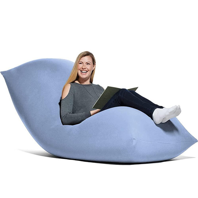 Yogibo Max Giant Bean Bag - Extra Large Comfy Beanbag Couch Lounger for Adults and Kids - 6 Foot Oversized Chair with Soft Cozy Washable Cover, Rain