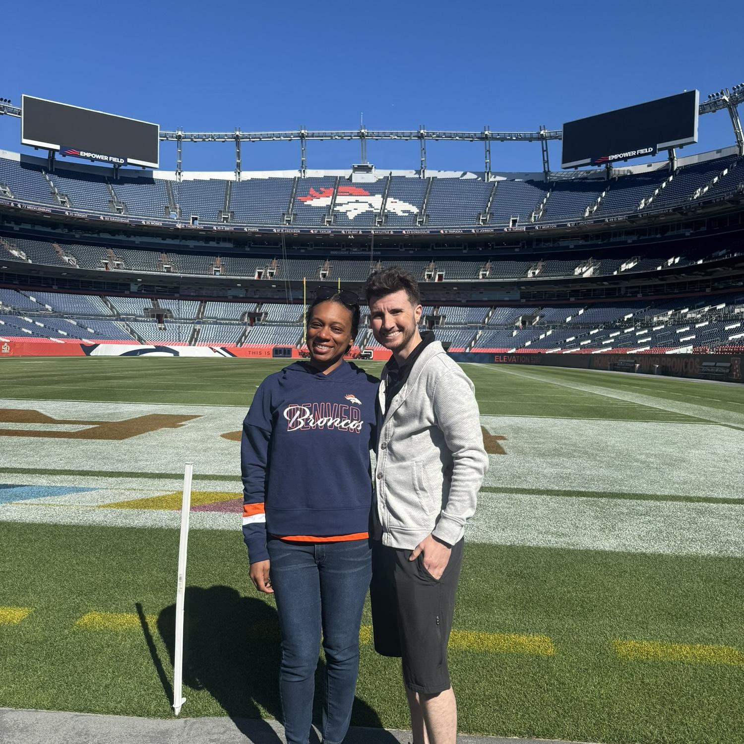 Broncos stadium tour
sorry Eagles fans