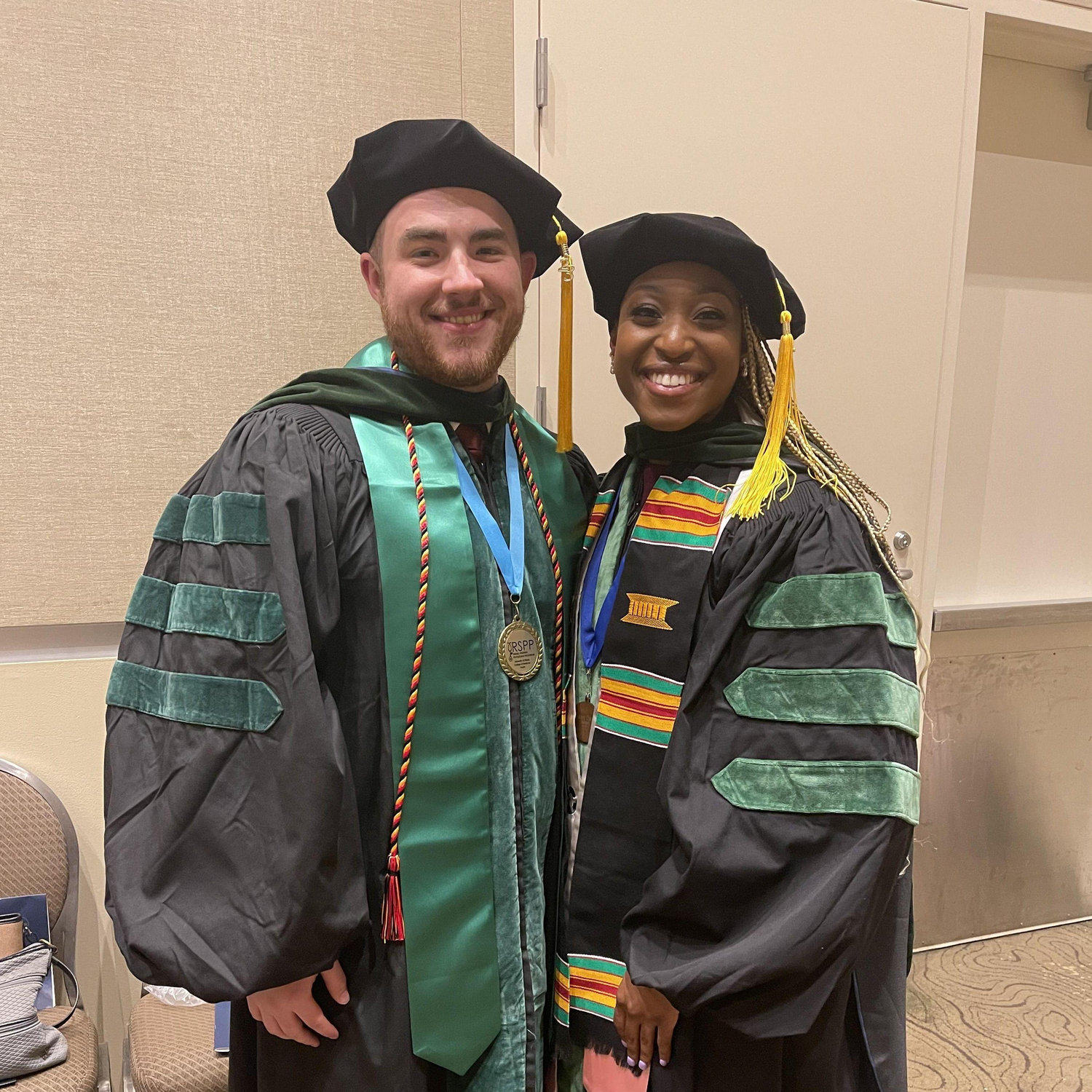 Sharing the completion of a huge milestone. The moment we graduated medical school together!