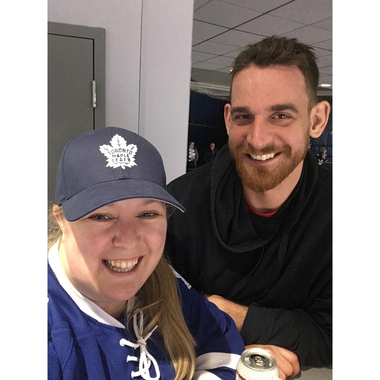 Our First Maple Leafs Game