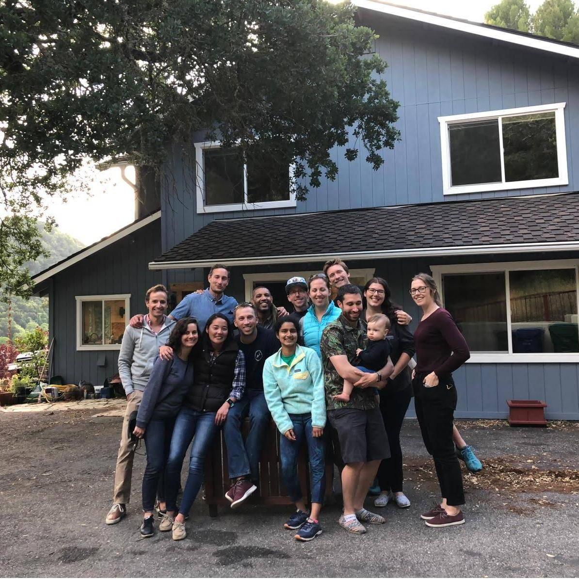 Gathering with Stanford friends at our new house!