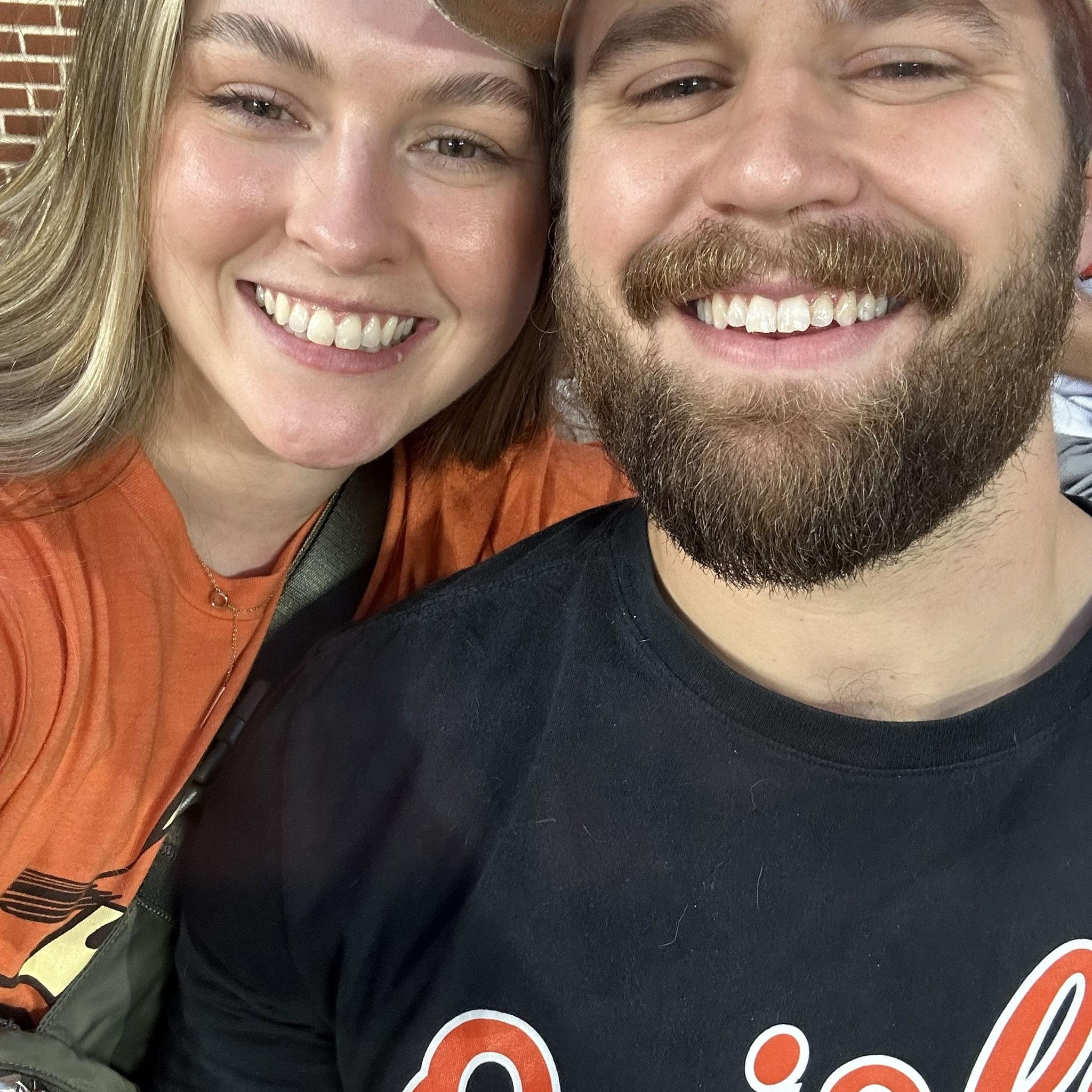 A muggy night at an O's game!
