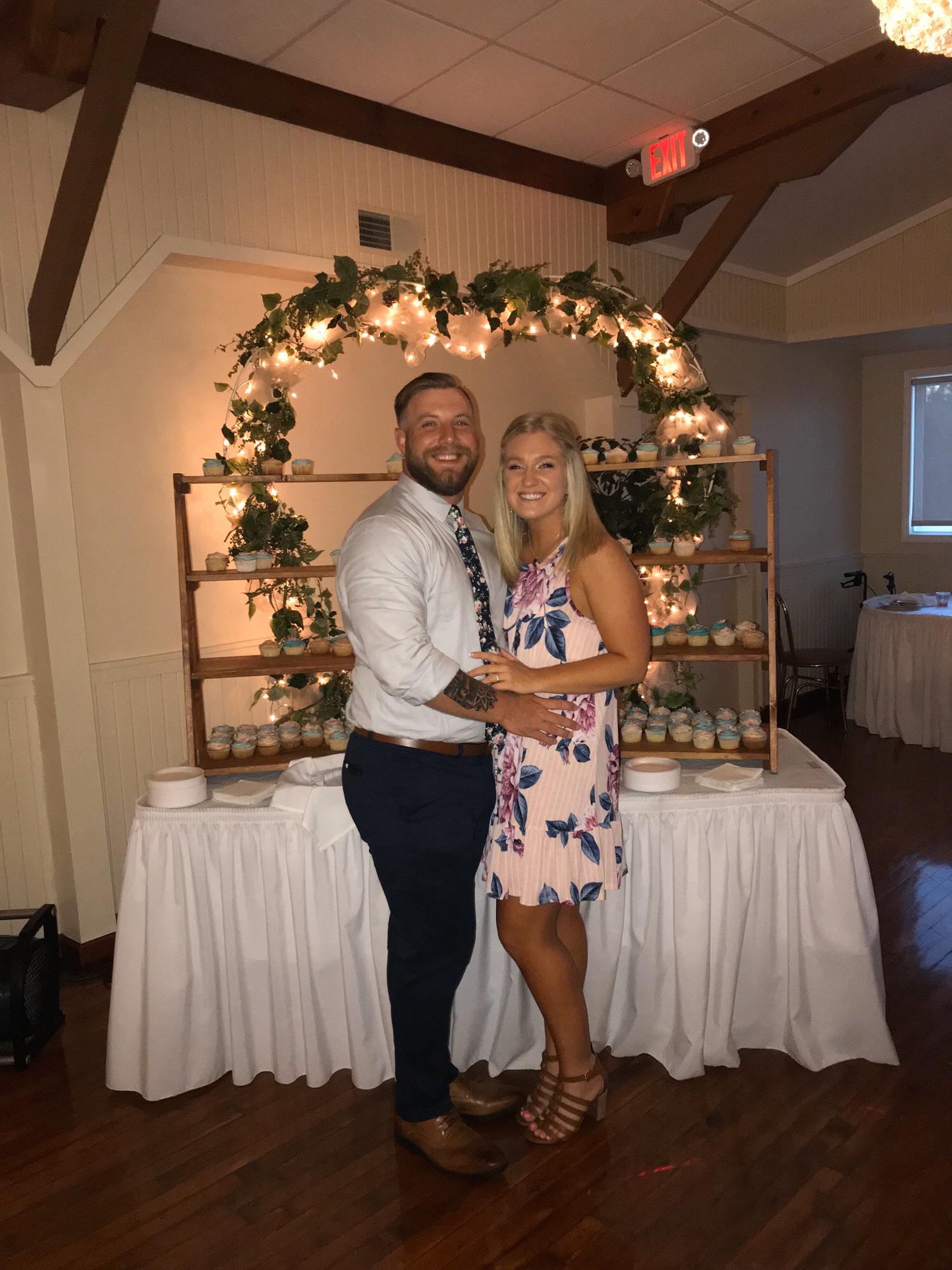 Celebrating our friends Emily and Bryan at their wedding in 2018!