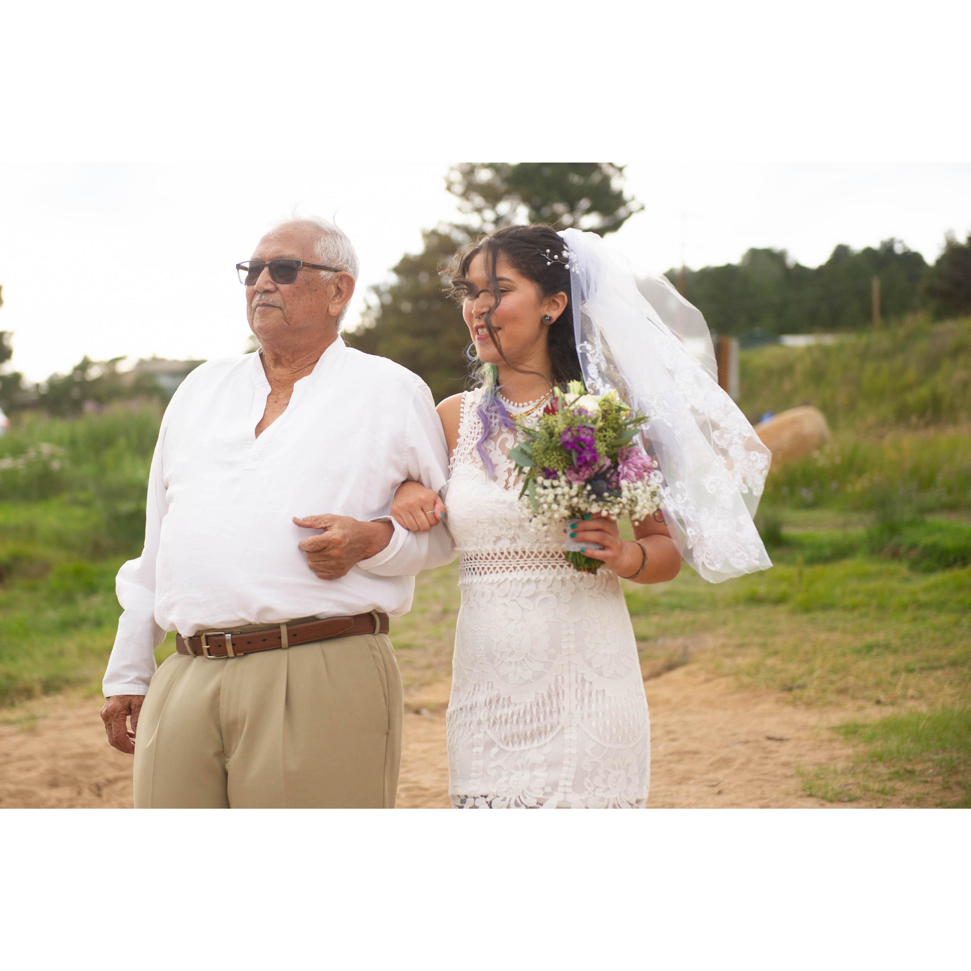 Walking down "the aisle"