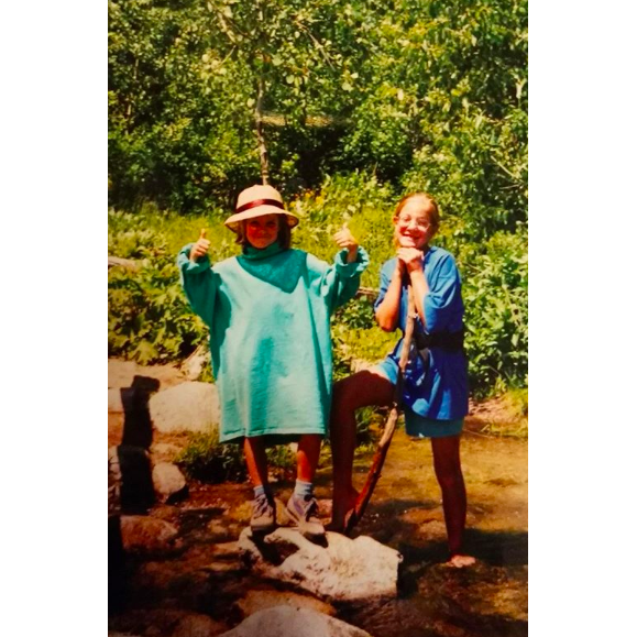 Lizzy and Sus hiking in Grand Teton National Park
