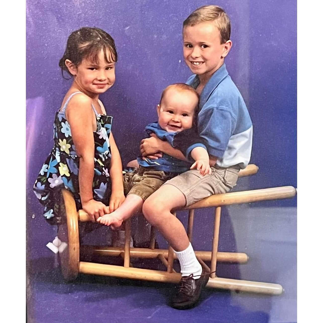 Cassidy, Jackson(younger brother), Brady(older brother) when they were little.