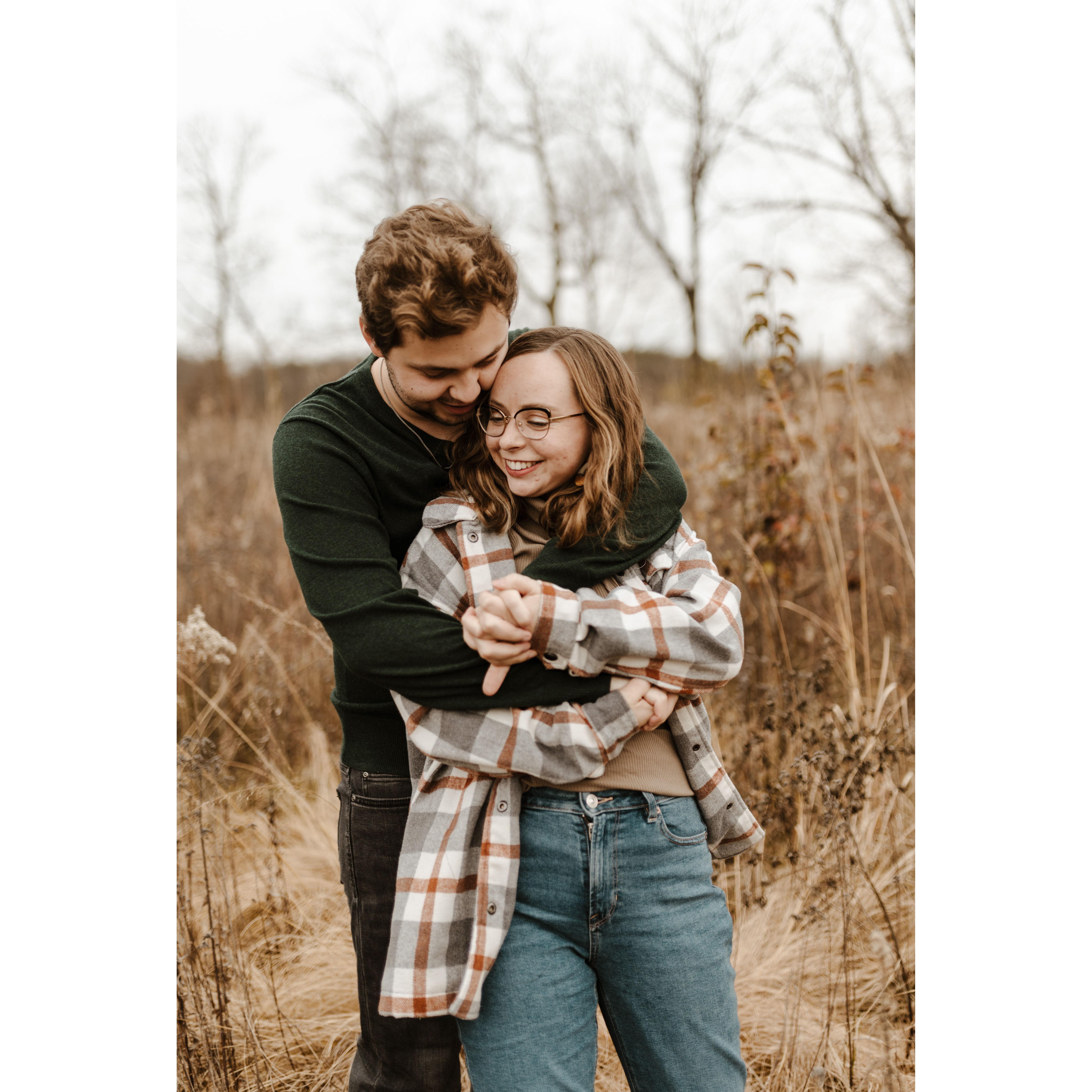 We chose to have this session at Southeastway Park. We would often come here to talk about life and our future plans together. It's a special place to us!
Photo Credit: Curious Courtneys Photography