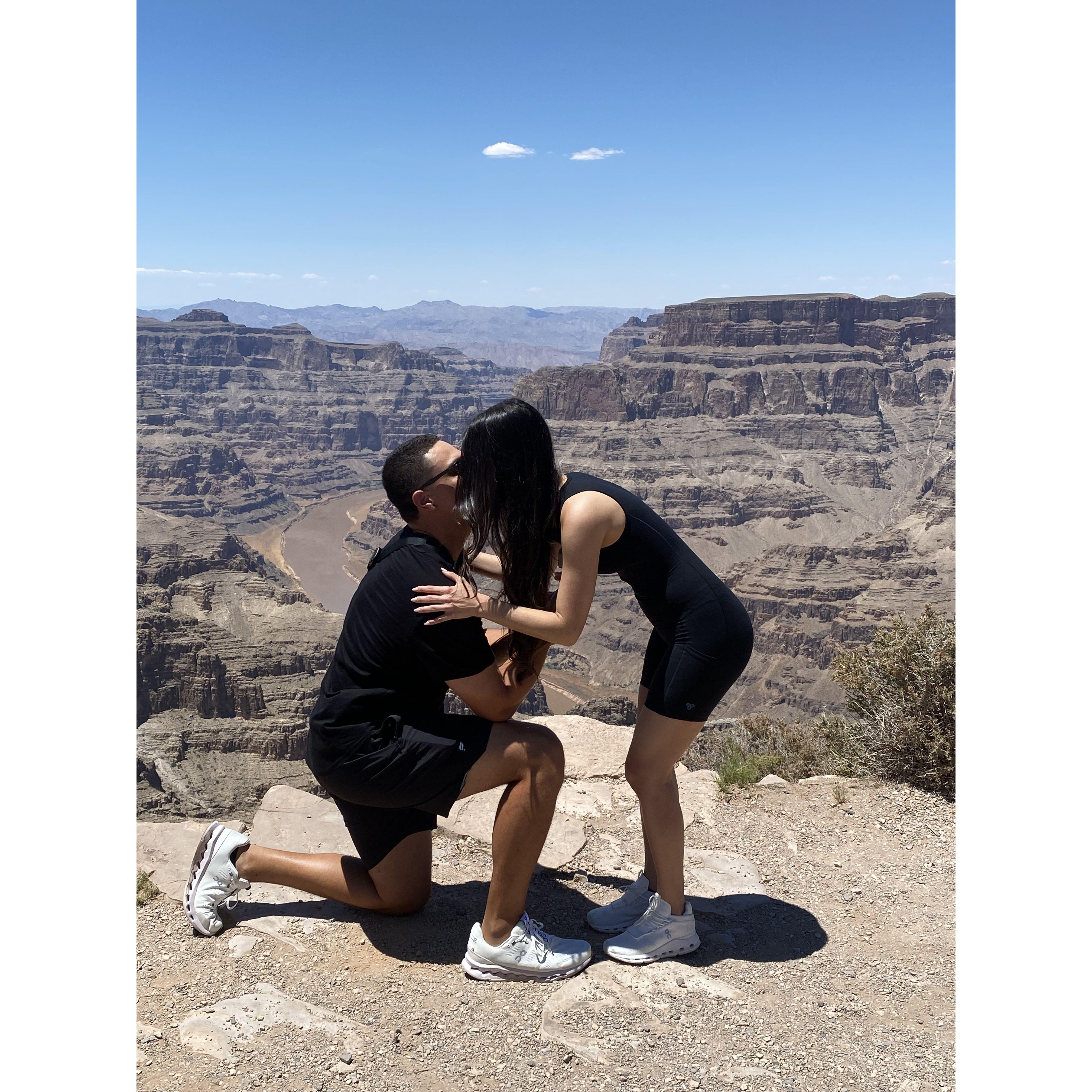 7/2/2023 - Izzy proposed at the Grand Canyon