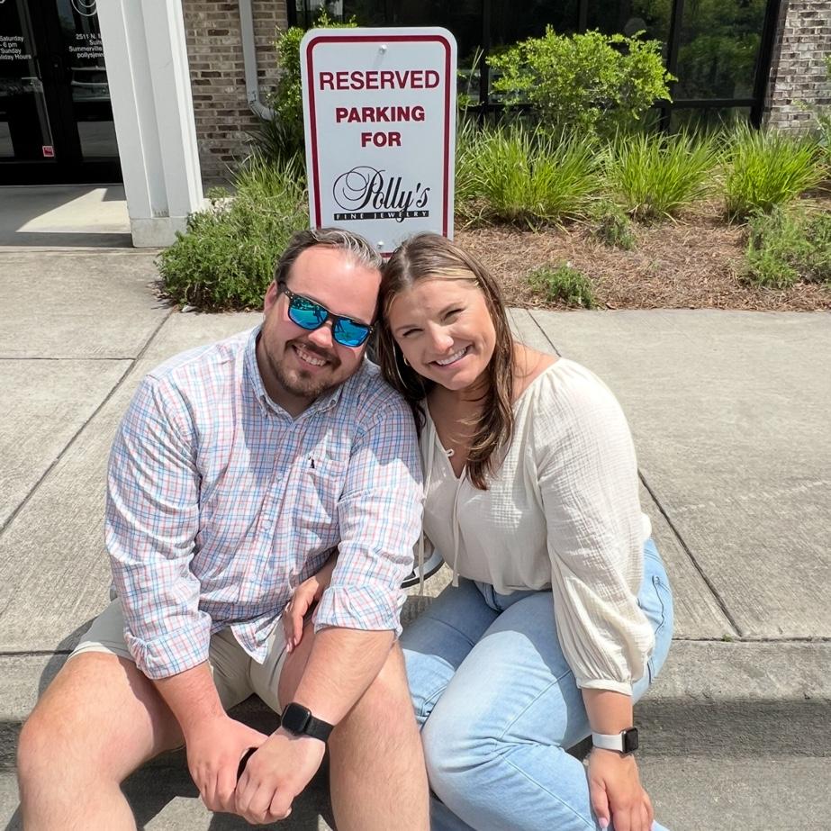 The day we picked out my ring ❤️