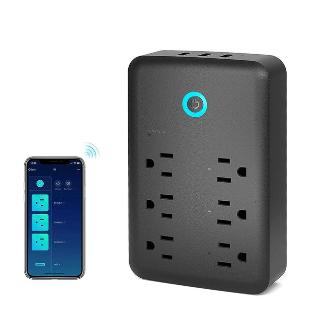 GHome Smart P2-BK Smart Outlet, Black