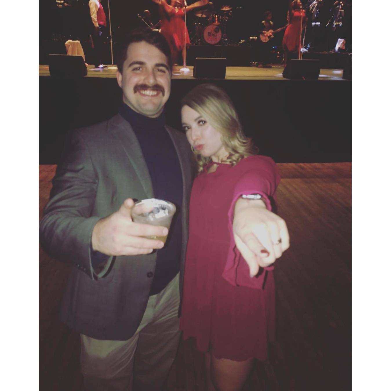 First picture of Phil on Taylor's Instagram dating ALLLLL the way back to December 2018 for his office Christmas Party.