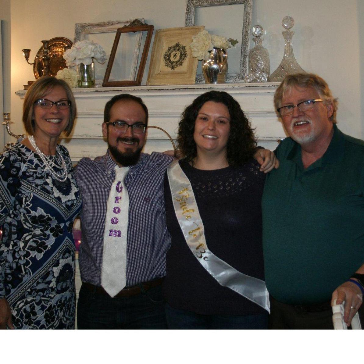 Danny and Lindsey with Danny's Aunt Brenda and Uncle Ray