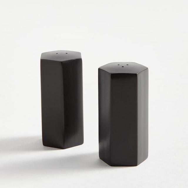 Bleecker Salt & Pepper Shakers, Set of 4 - Burnished Bronze