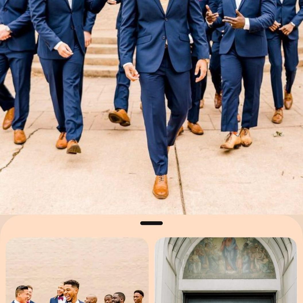 Groomsmen- mood board ( only wear navy suit)
