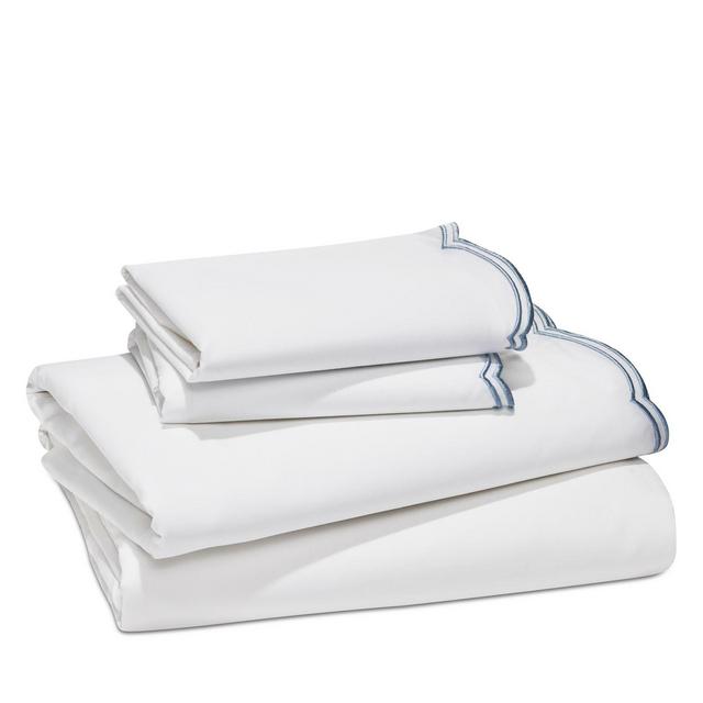 Sky Scalloped Sheet Set, California King