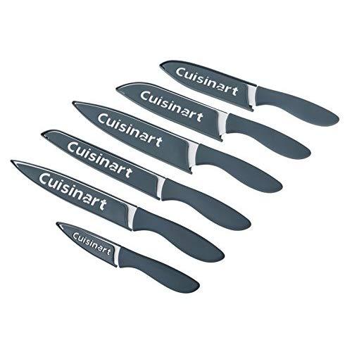 Cuisinart Ceramic Coated Knife Set, Blue/Grey (12 Piece)