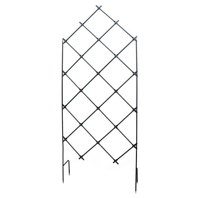Cambridge Lattice Freestanding Trellis, 36"W x 95"H, Black