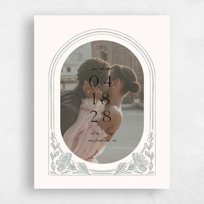 Green Wedding Save the Date - Duluth Photo