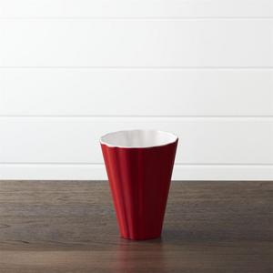 Scalloped Melamine Popcorn Cup