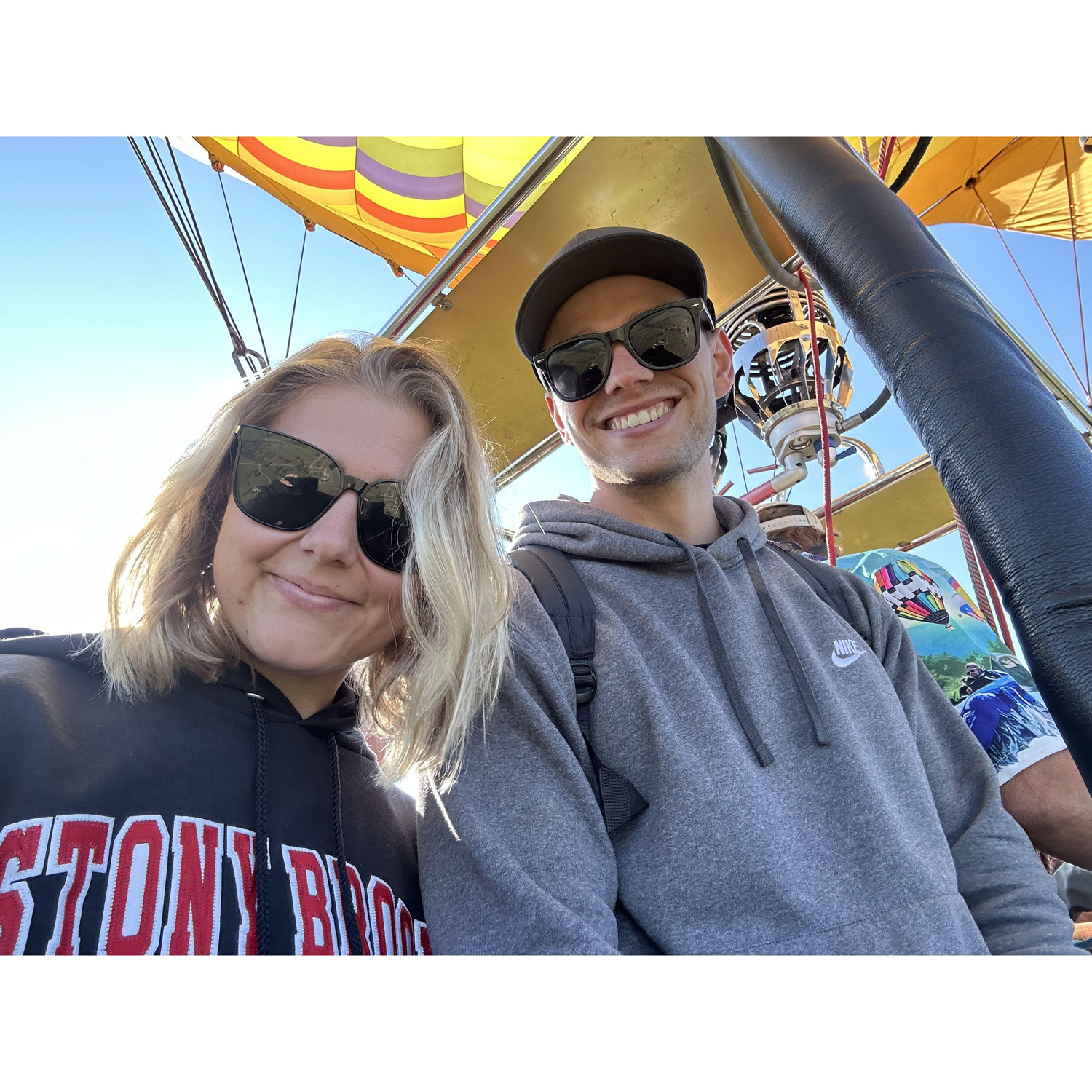 July 2024. Hot air balloon ride in Colorado
