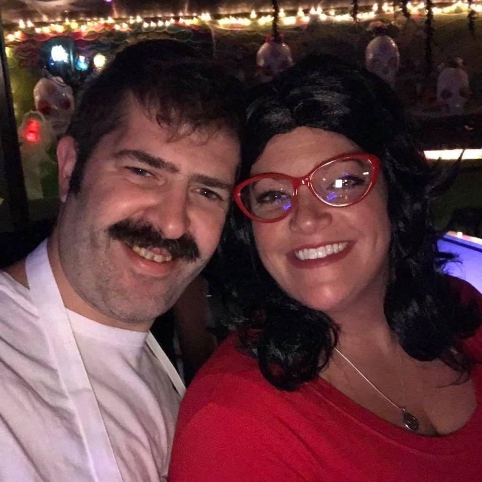 We love Halloween! Bob and Linda were a hit.