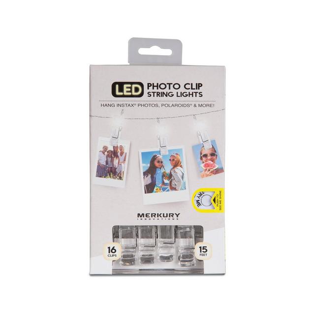 Merkury LED Photo Clip String Lights - White (MI-LSCT1-199)
