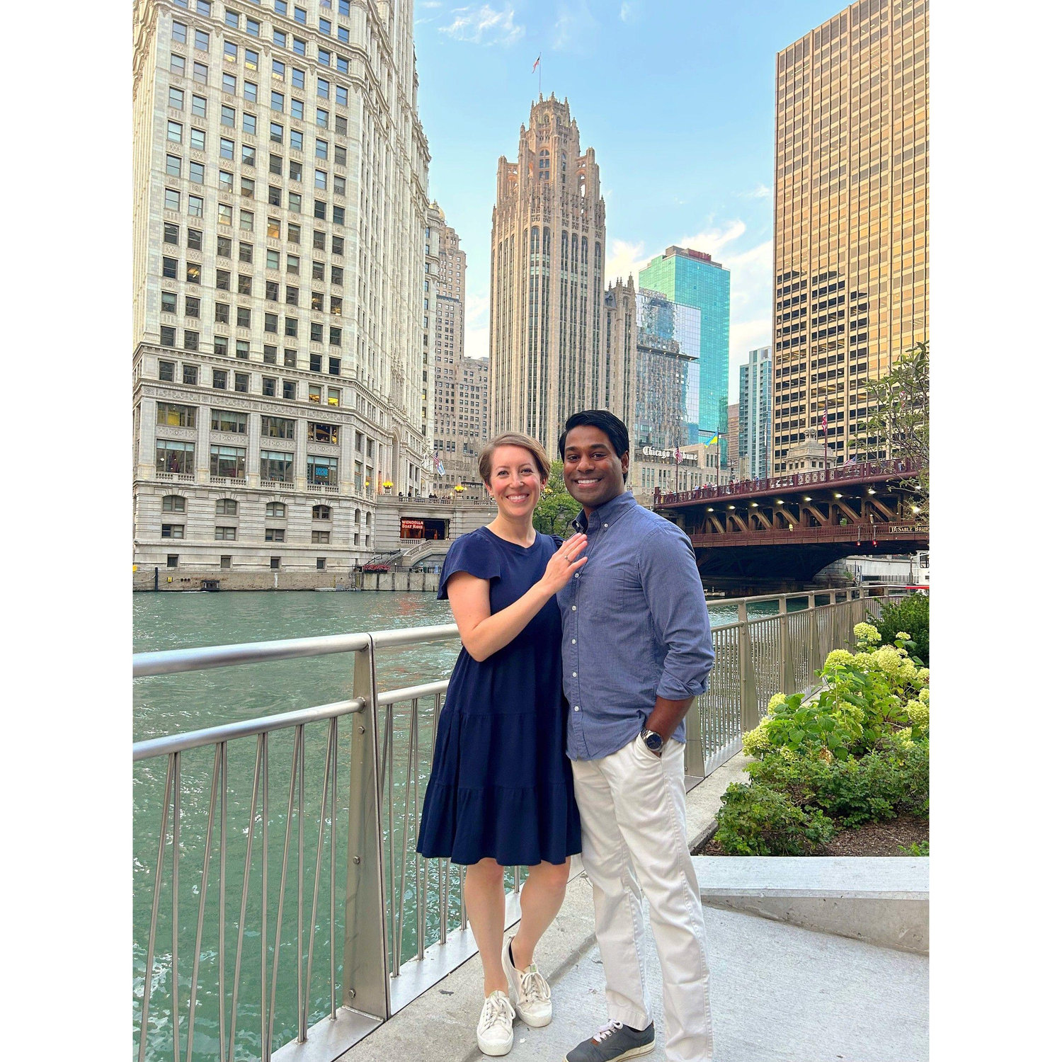 Kasey's first visit to Chicago