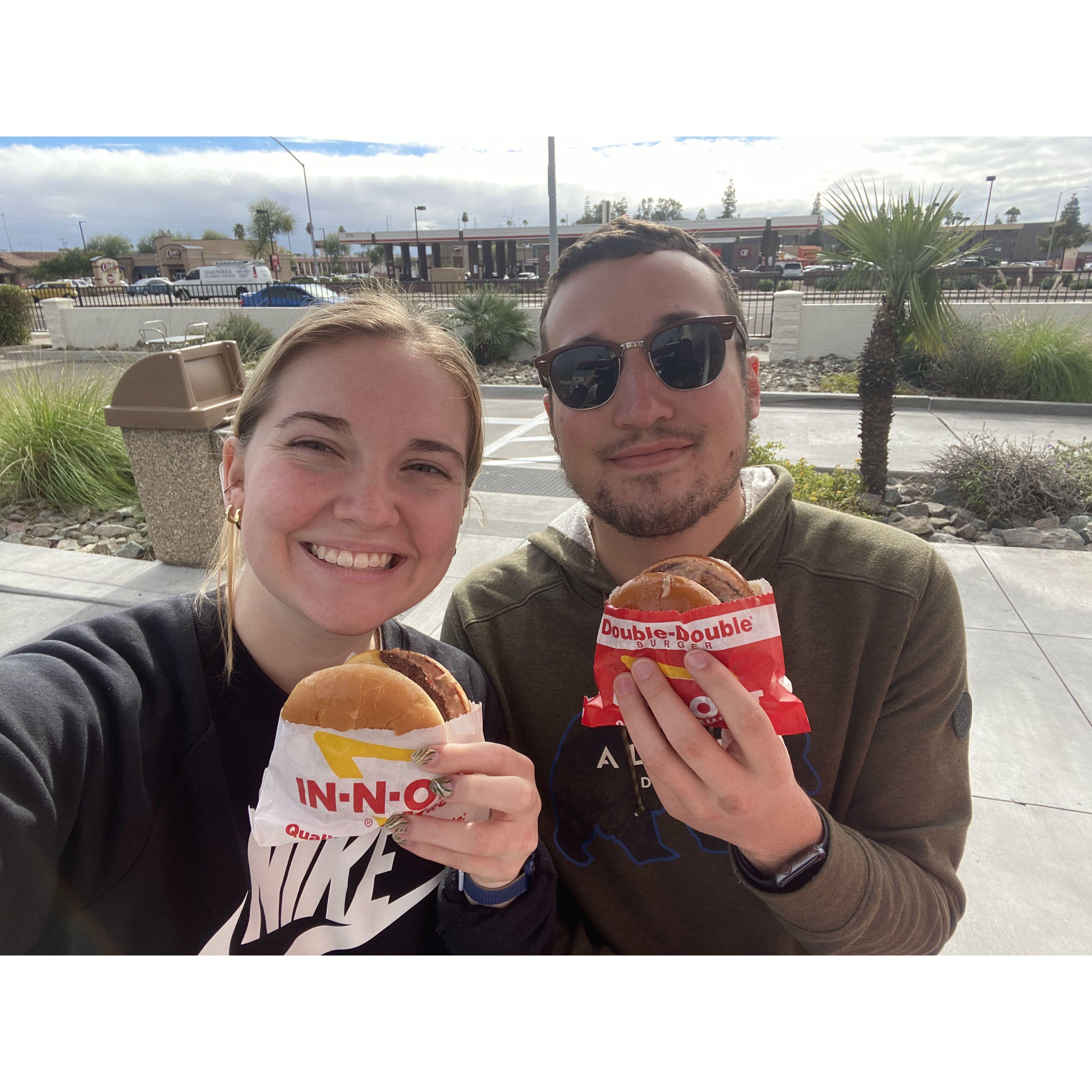 Our first time at In&Out!