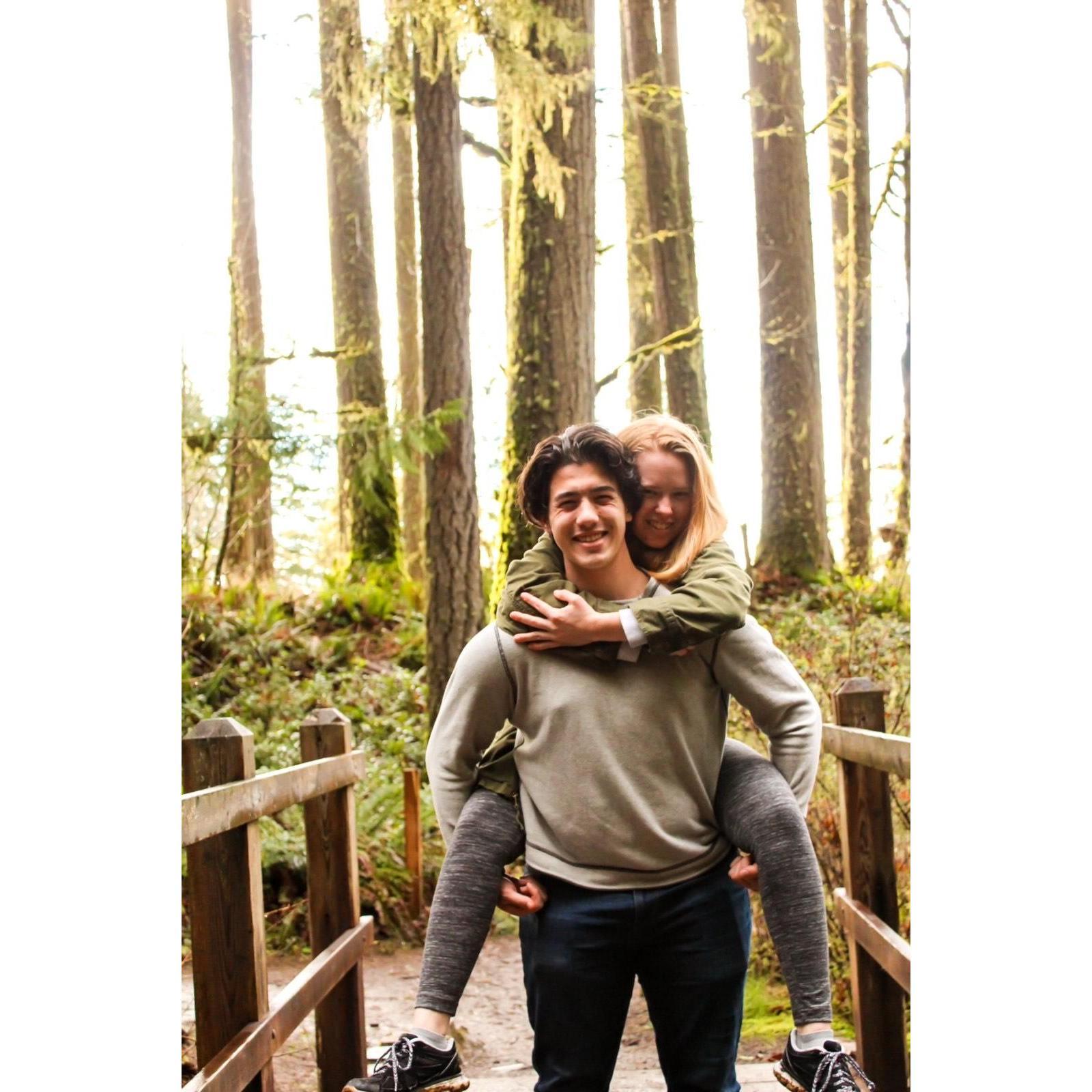 Eli surprised Emma with a photo shoot at McDowell Falls- Mar. 2020