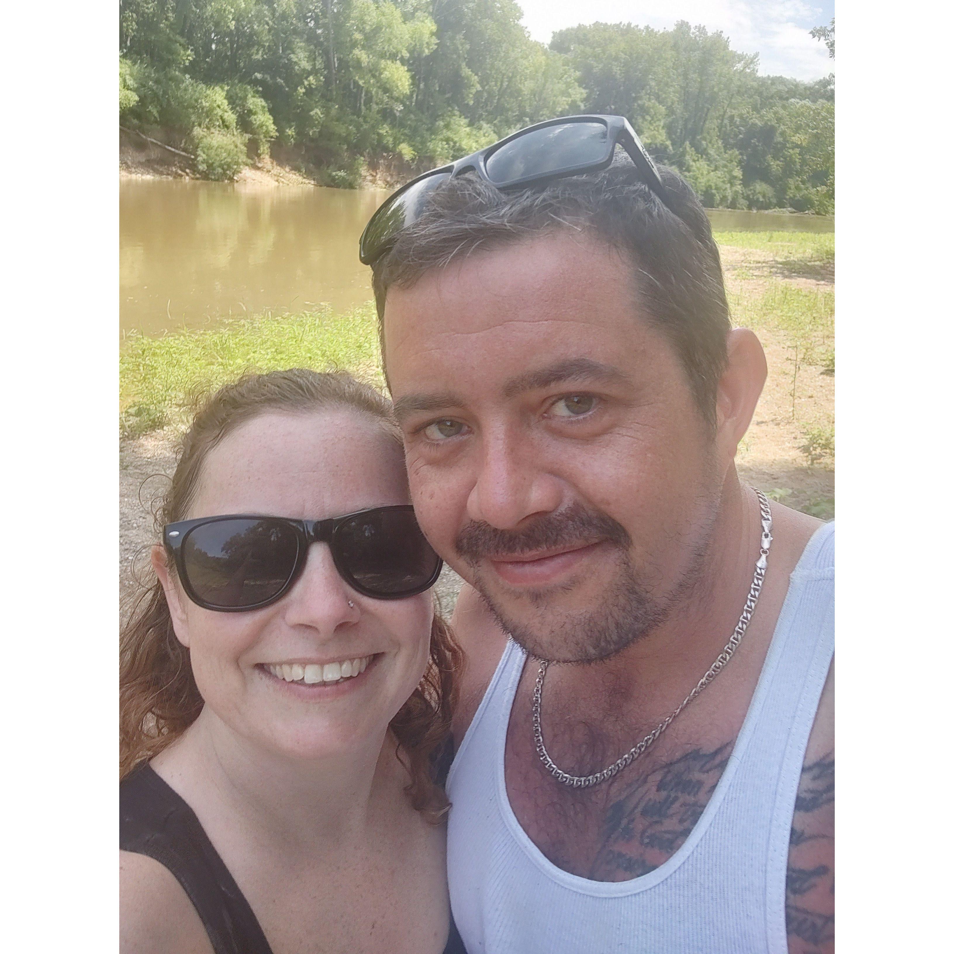 First canoe trip together :) we survived!