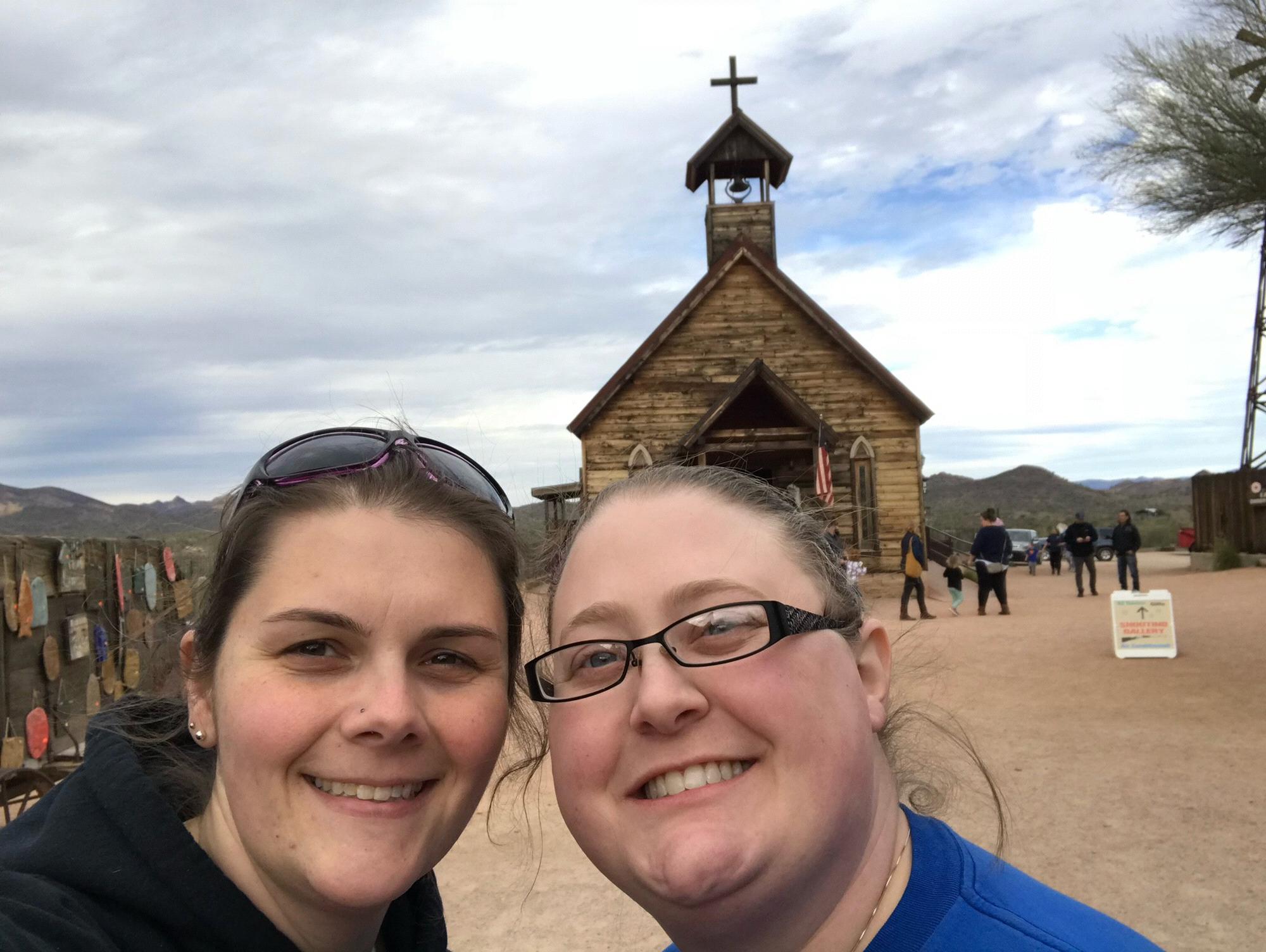 We went to the chapel . . . But were still working out a few details.