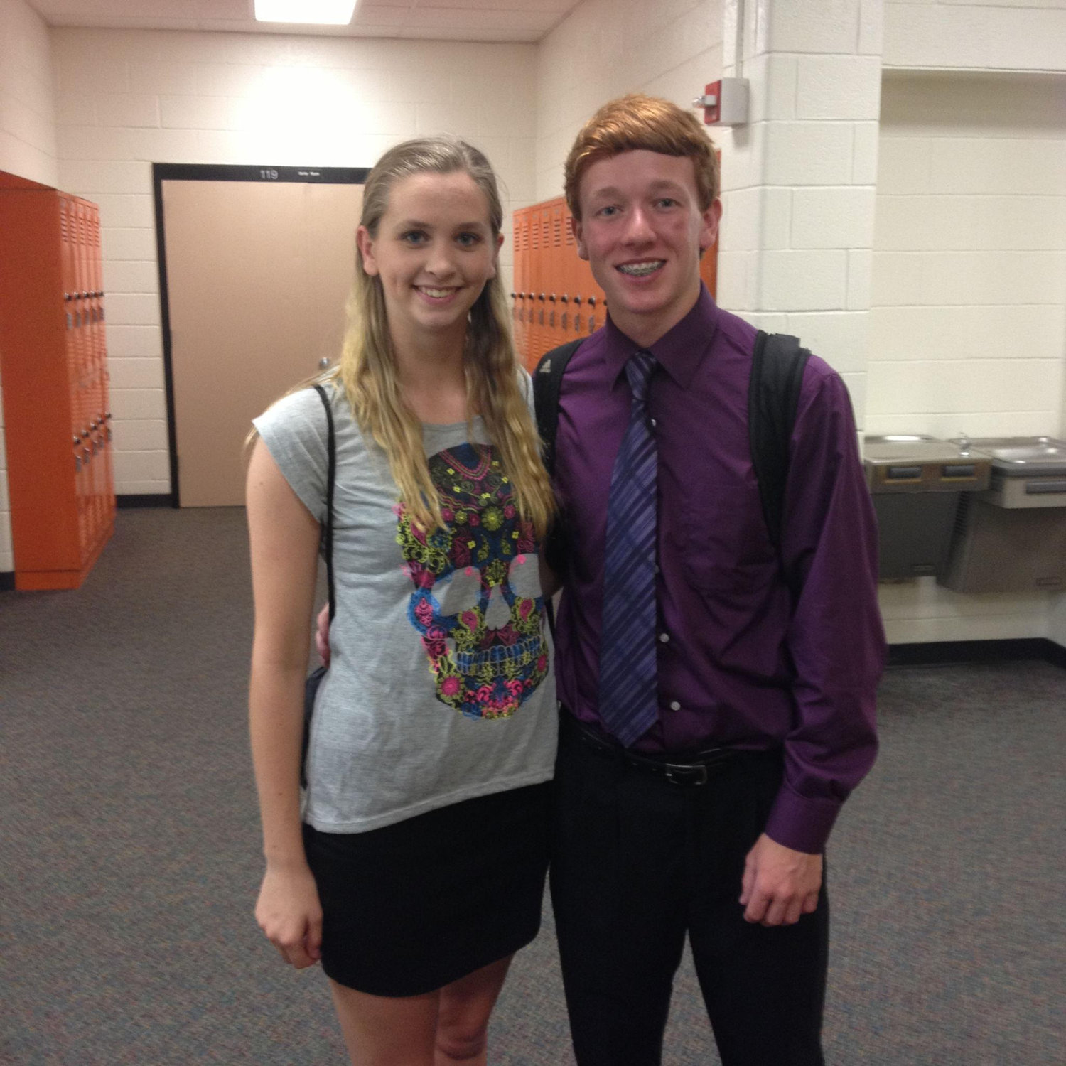 Last day of senior year for Amy!
