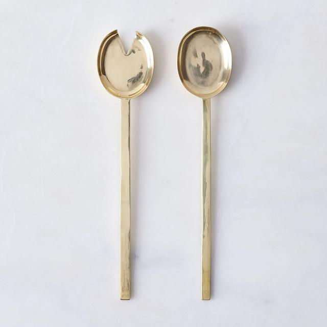 Pure Brass Serving Spoon Set