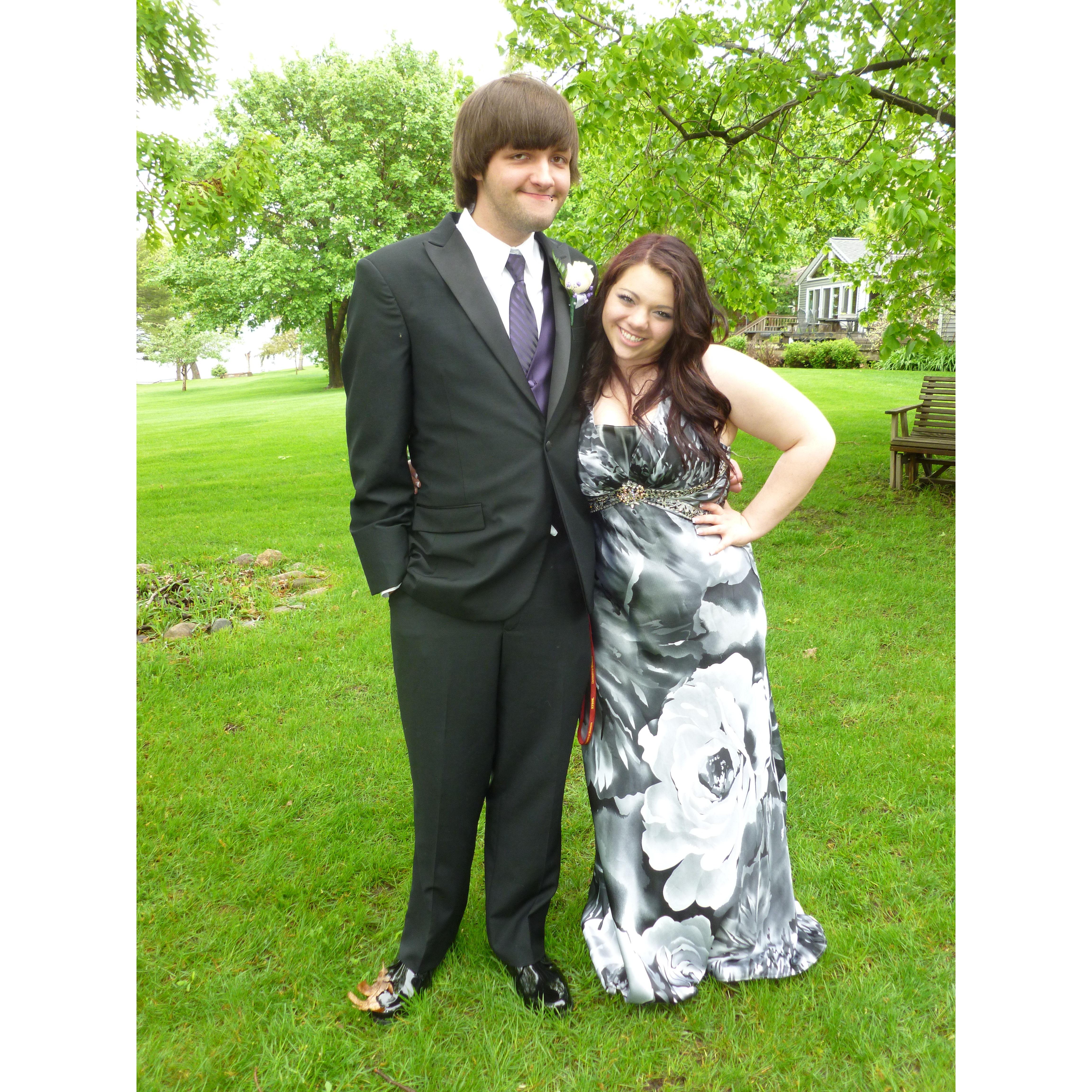 Prom 2012 featuring Drake's bowl cut.