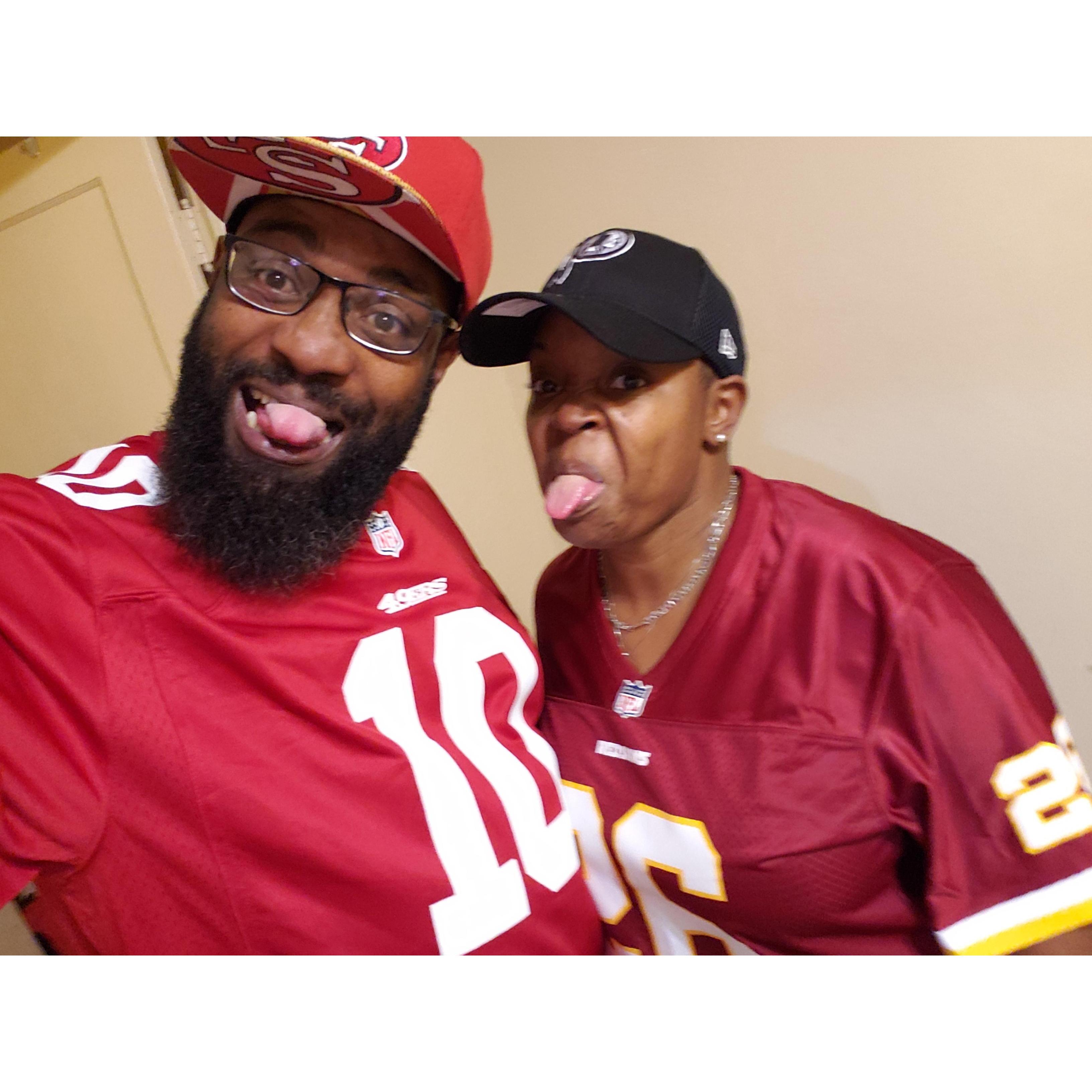 The craziness in our home on NFL Sundays!