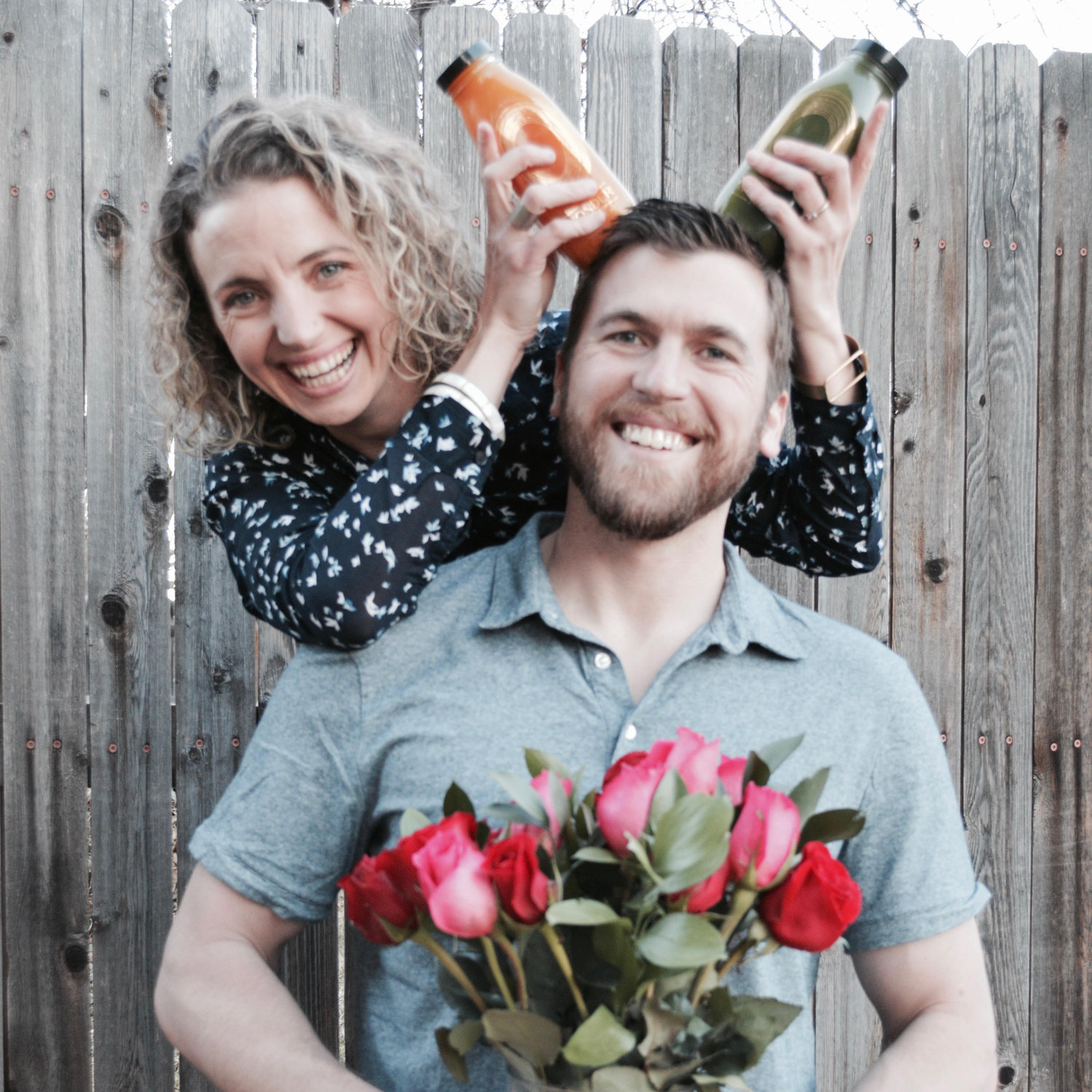Matt accommodates a Valentine's Day photo for Wonder Press. #teamplayer