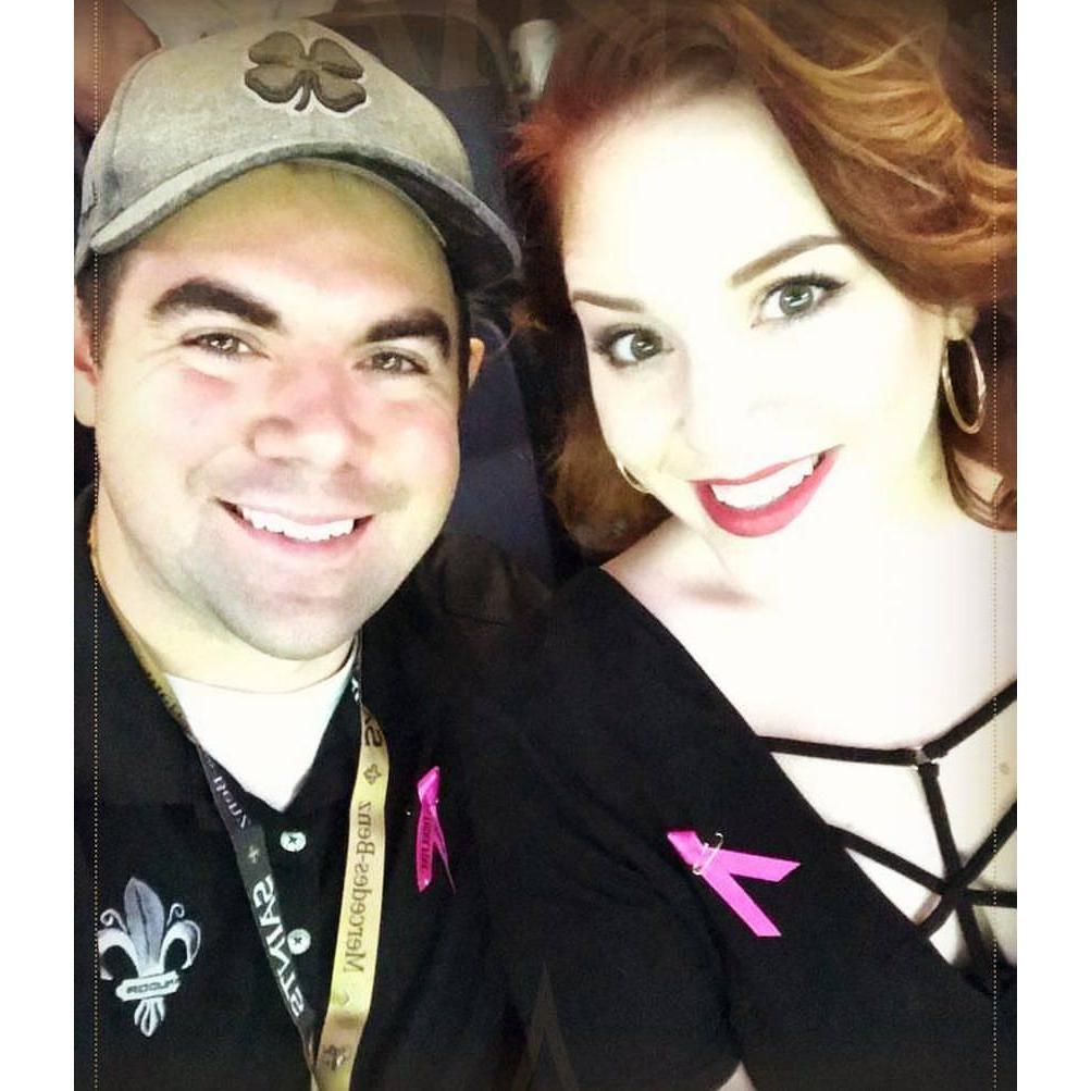 Saints Game! Our first time in the Super Dome!