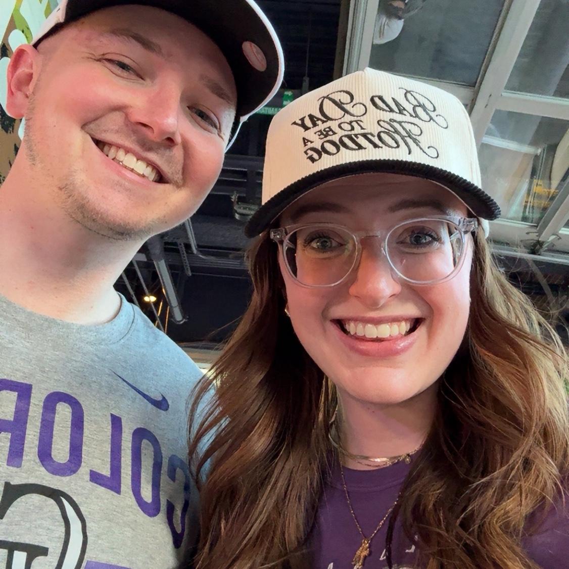 Our first Rockies game! We only went for the cold beer and good views.