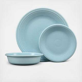 Classic Rim 3-Piece Place Setting, Service For 1