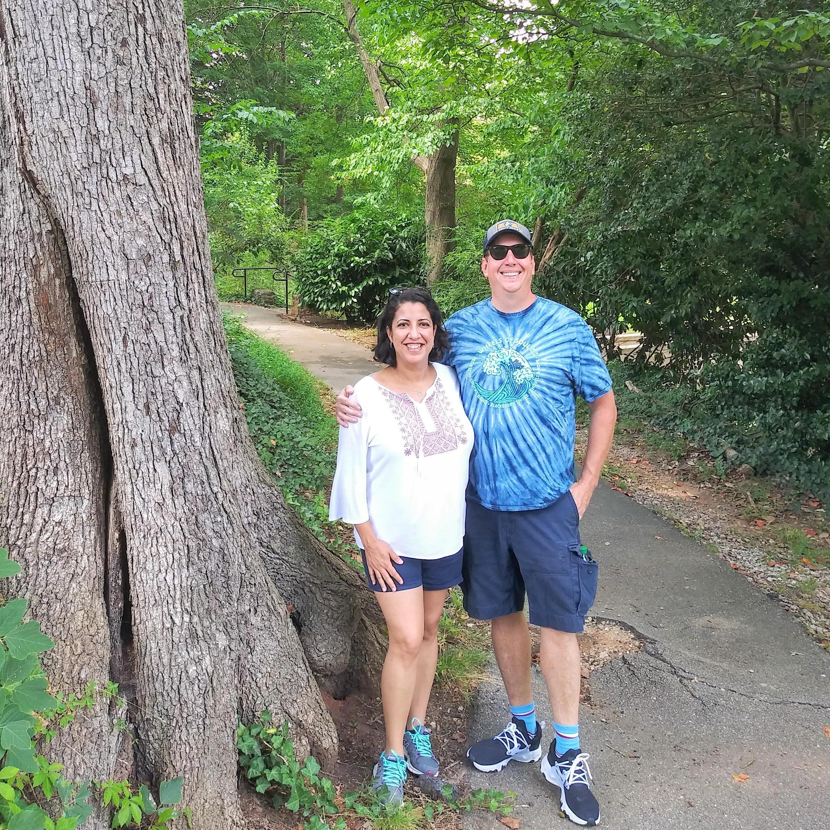 On our baby-moon in Greenville S.C.