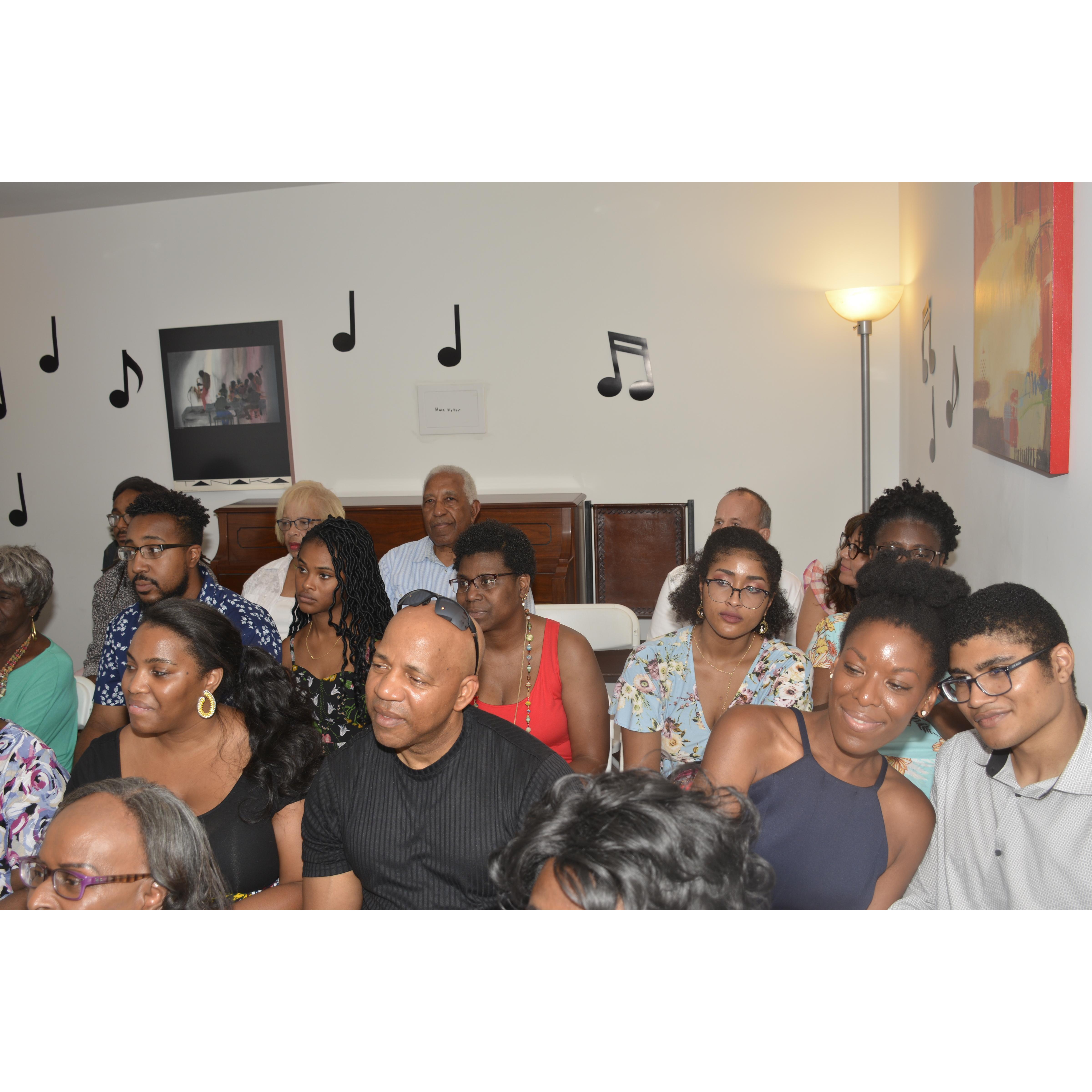 Our engagement party, June 2019.