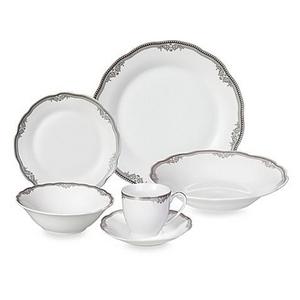 Lorren Home Trends Elizabeth 24-Piece Dinnerware Set