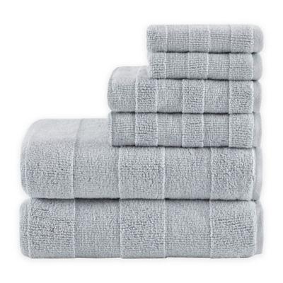 Madison Park Signature Parker 6-Piece Bath Towel Set in White