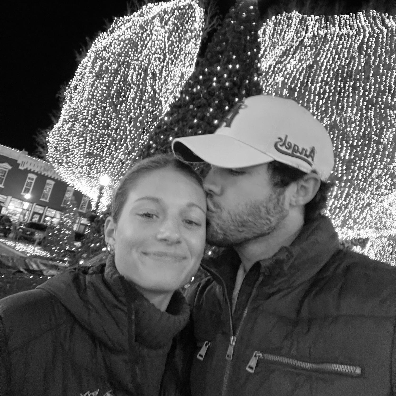 12/29/2025- Photo from MJ's first trip to Arkansas. This was taken on our three month anniversary, at the Bentonville Square.