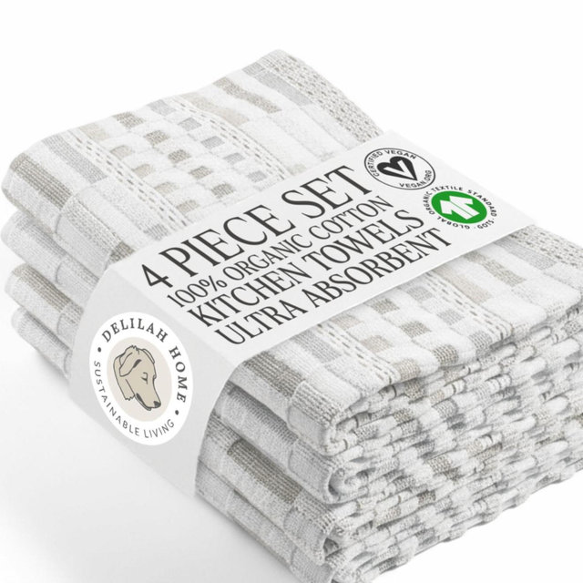 100% Organic Cotton Kitchen Towels