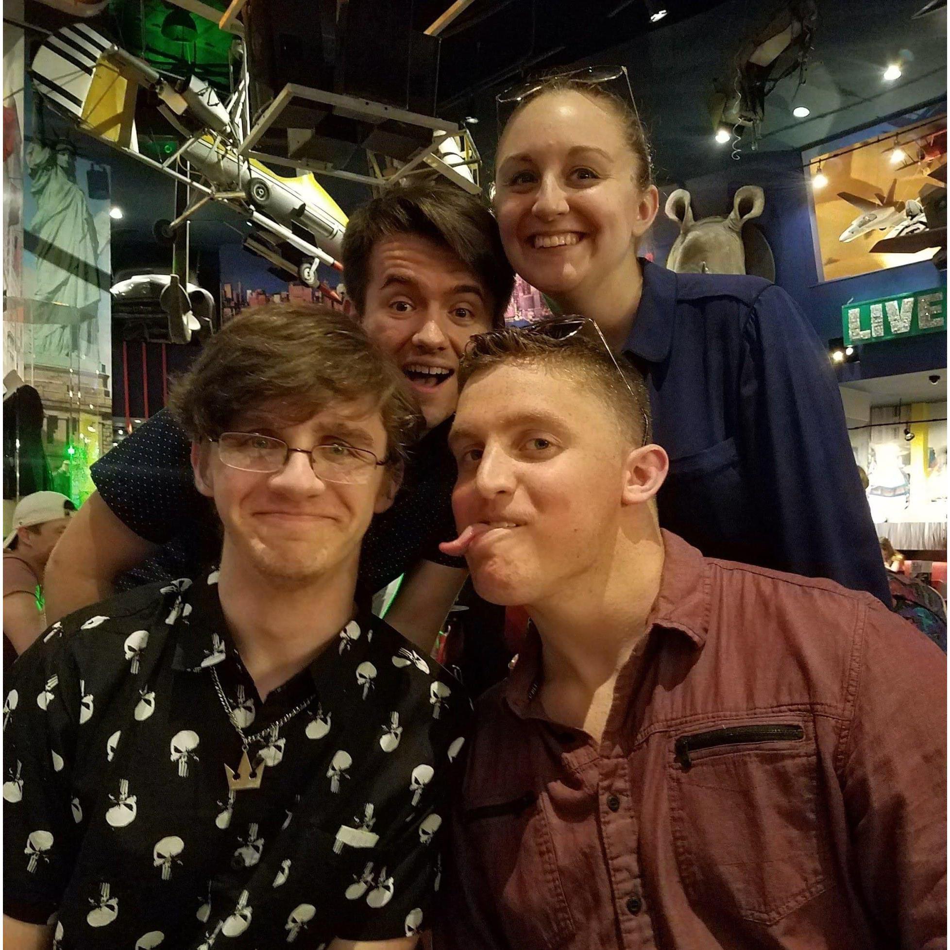 Planet Hollywood for Joe's birthday