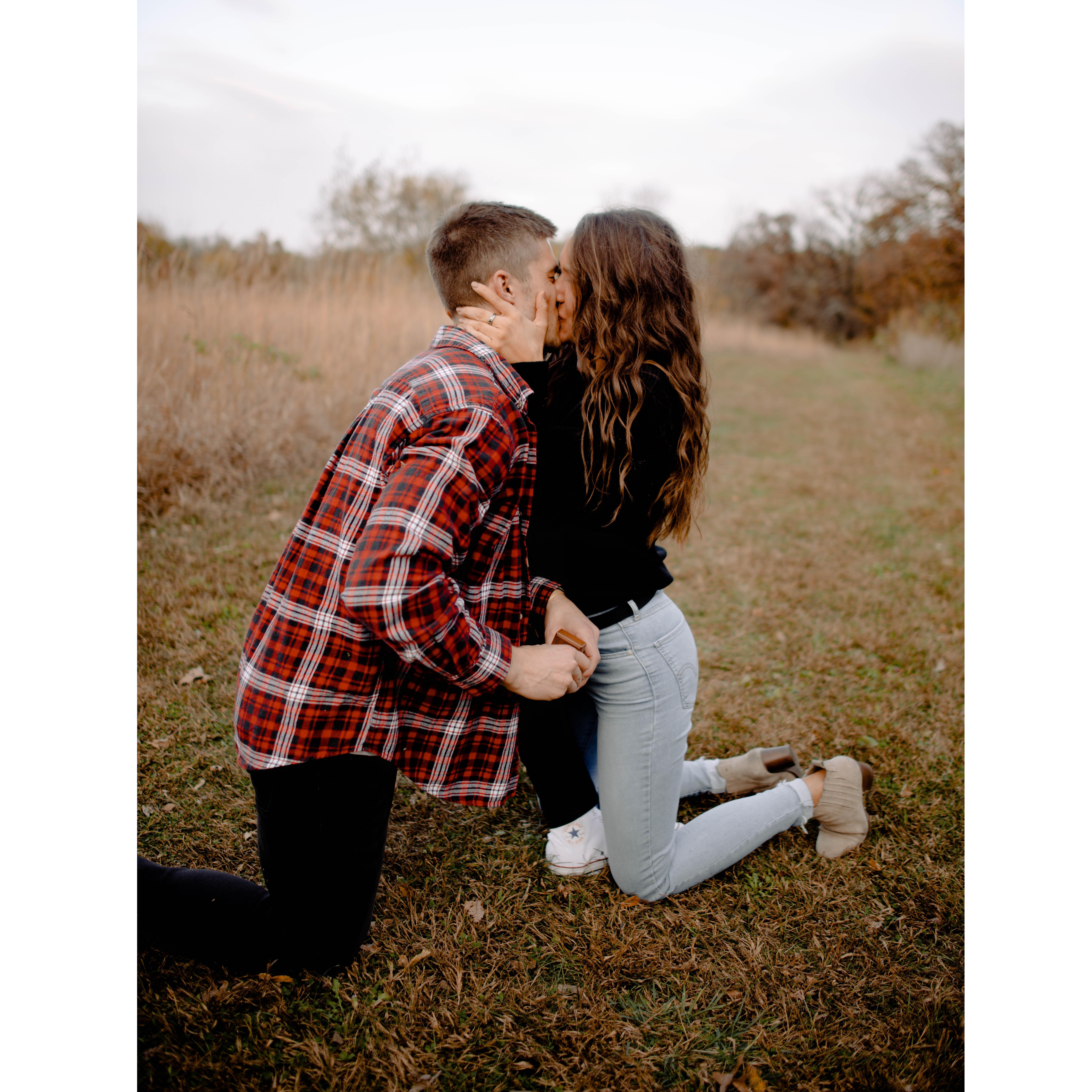 "How about this? Vernesa will you marry me"