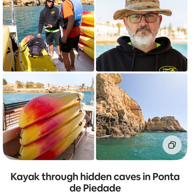 Kayak Through Hidden Caves in Ponta de Piedade