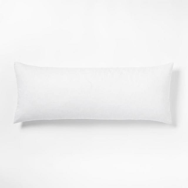 Down Alternative Insert, White, 14"x36", Set of 2