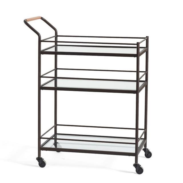 Hugo Bar Cart, Bronze